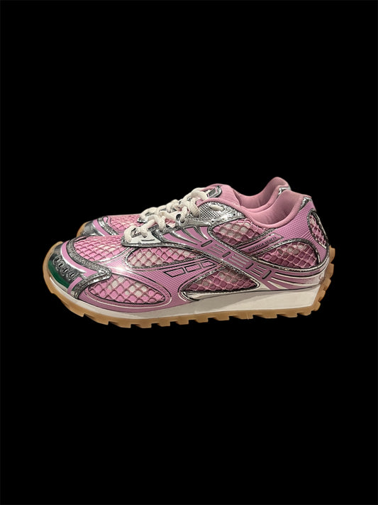 Preowned Pink Bottega Orbits size 38 (fits 6-6.5)